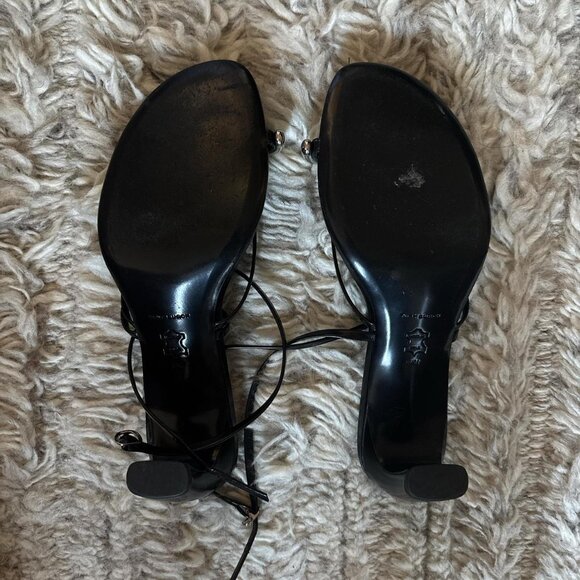 Tory Burch Pierced Multi-Strap Heeled Sandal (8.5) - Picture 3 of 3